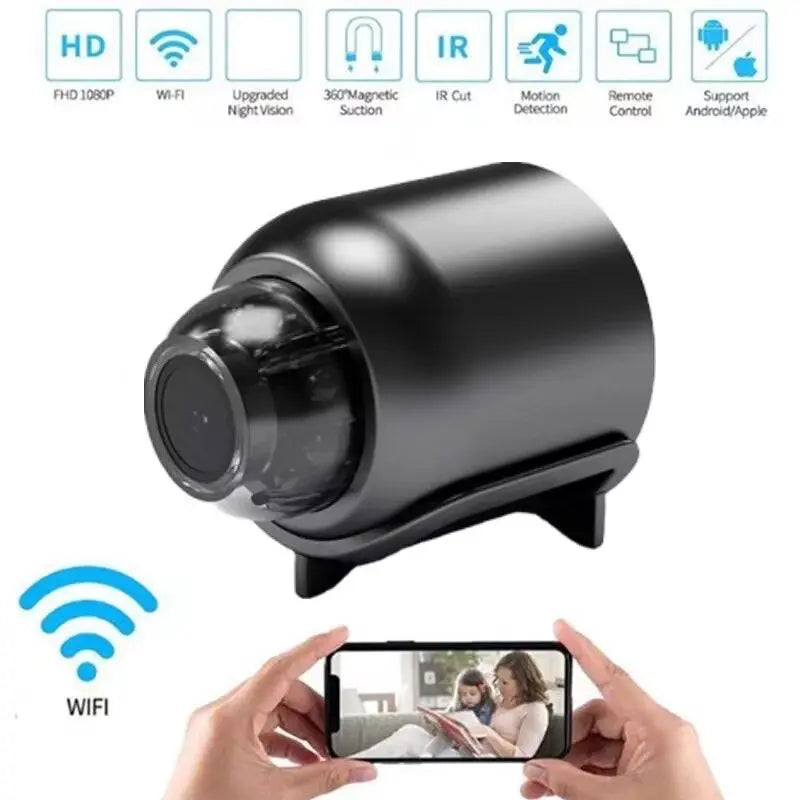 Mini Camera 1080P HD Wifi Night Vision Motion Detection Video Camera Home Security Camcorder Audio Video Recorder No Memory Card
