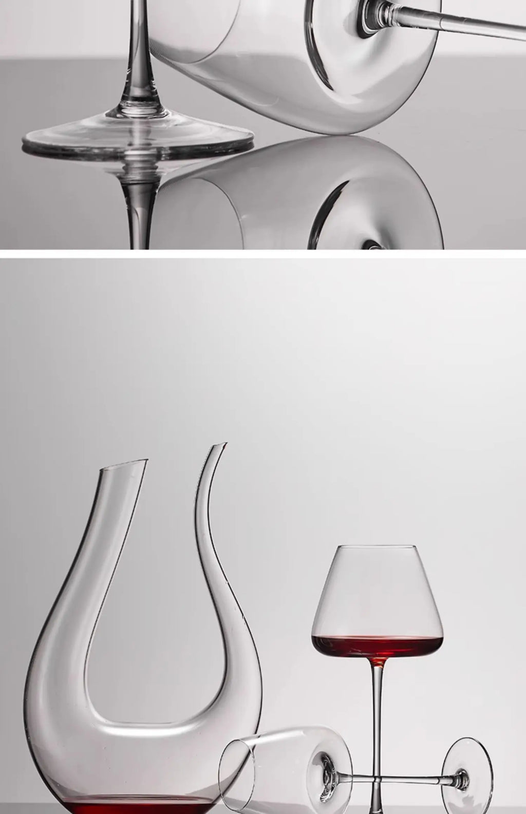 720ml Large European Wine Glasses Burgundy Clear Red Wine Glasses High Value Crystal Glass Grape Champagne Glasses High Capacity