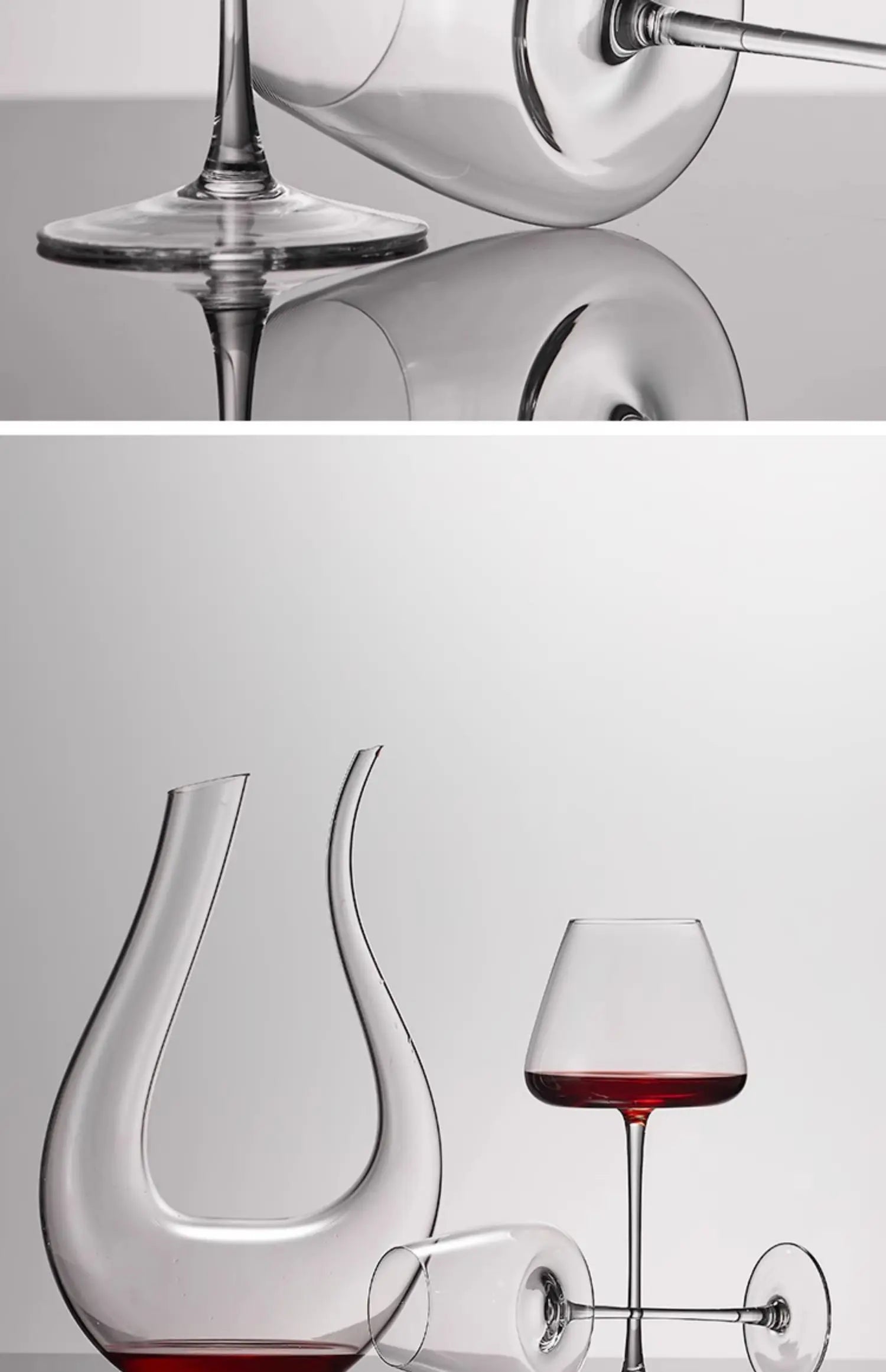 720ml Large European Wine Glasses Burgundy Clear Red Wine Glasses High Value Crystal Glass Grape Champagne Glasses High Capacity