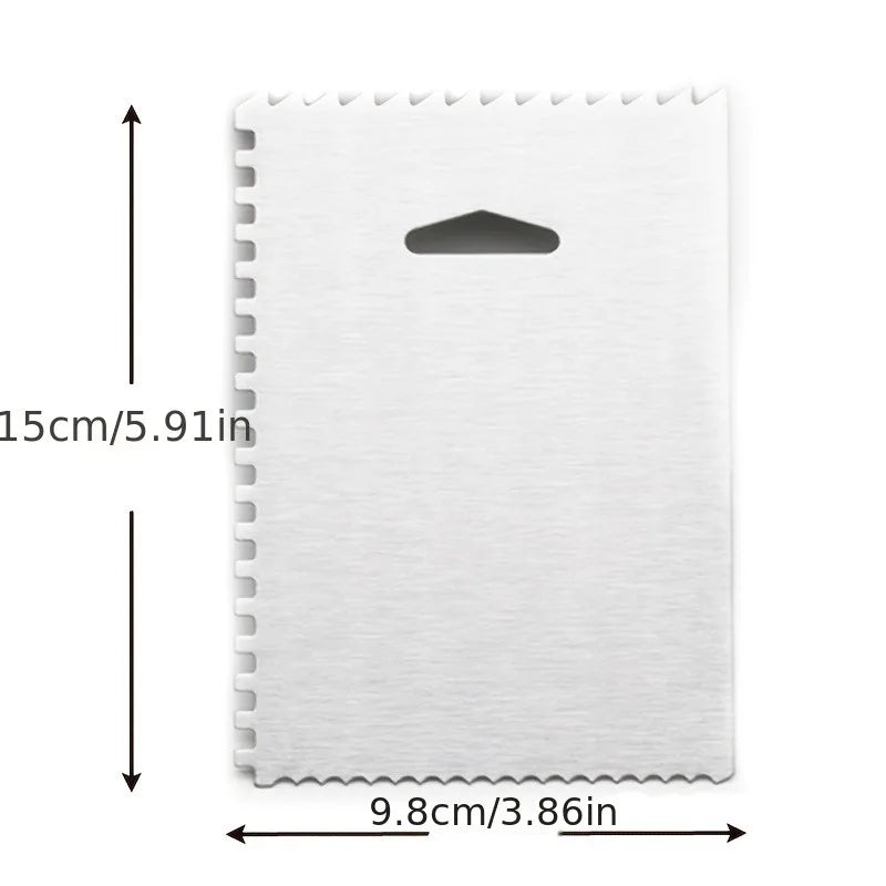Stainless Steel Cake Scraper Cakes Cream Flatner Scrapers DIY Baking Tool Kitchen Gadgets