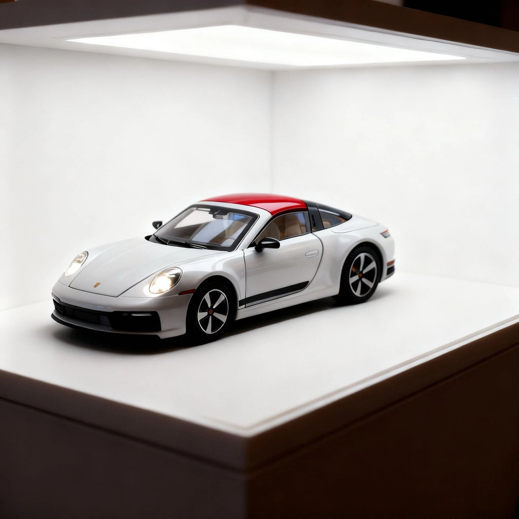 1:32 new folding convertible Porsche 911 alloy car model simulation Sound& light Fashion Exquisite collectibles Boys Toy Gift