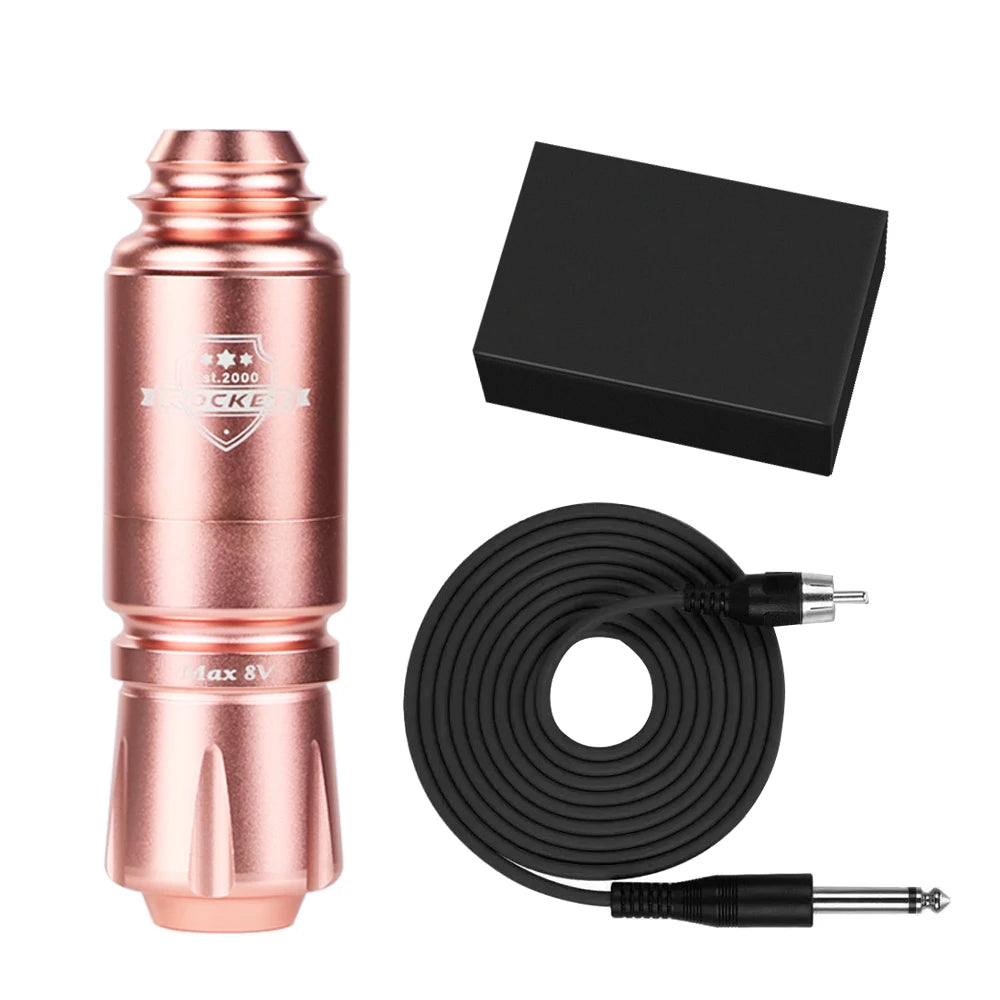 Mini Rocket B2 Tattoo Machine Pen Motor Wireless Tattoo Power RCA Interface Rotating Tattoo Artist Pen Tattoo Pen Kit