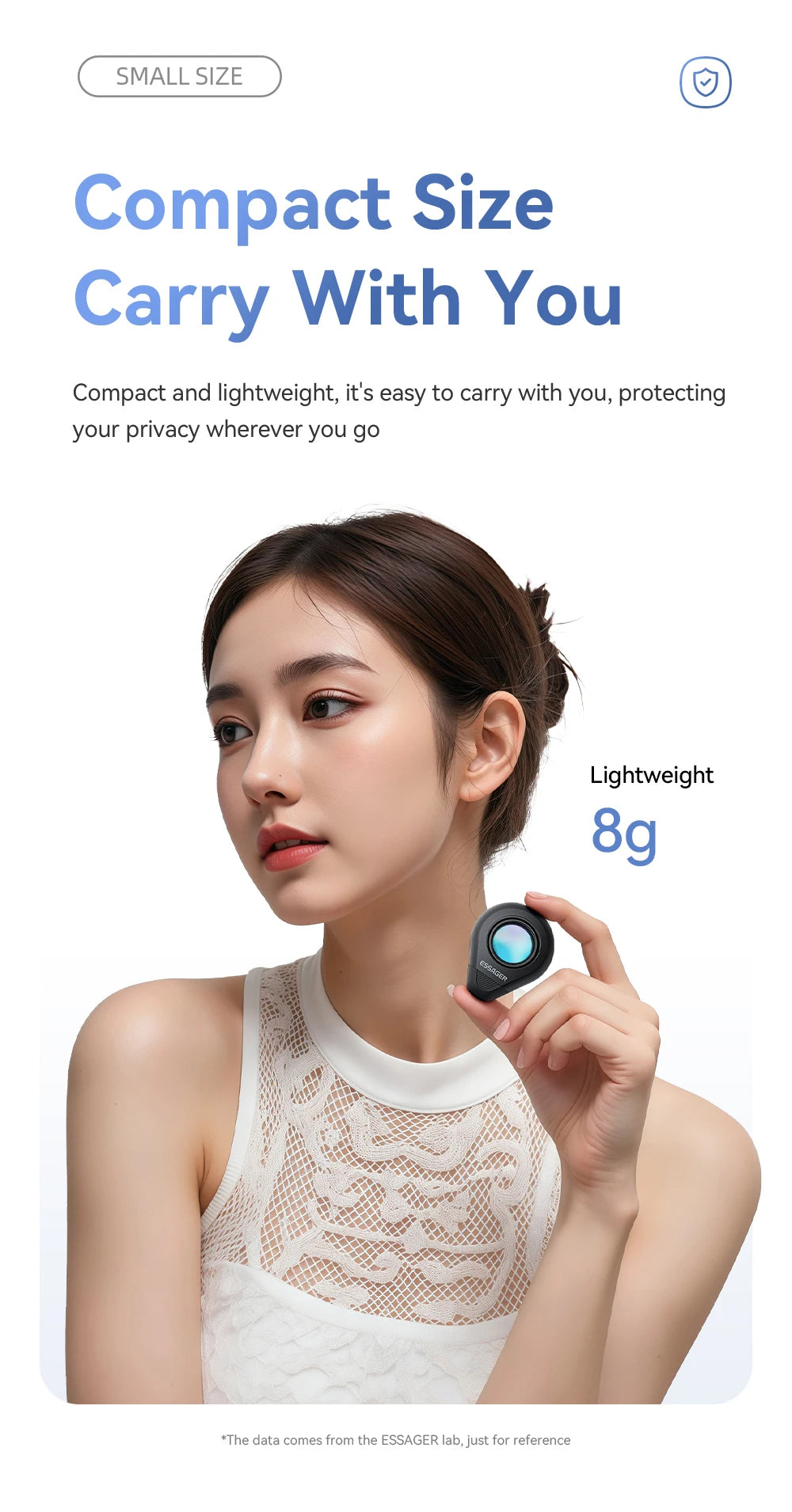 Essager Camera Infrared Detector Safe&Anti-Peeping Protection Detector Hotel Pinhole Lens Detect Security Alarm Anti Spy Candid