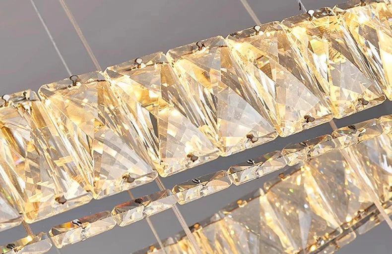 Home Decorationpendant Lights, Luxury Crystal Living Room Chandelier, Dining Room Pendant Lamp, Ceiling Light, Indoor Lighting