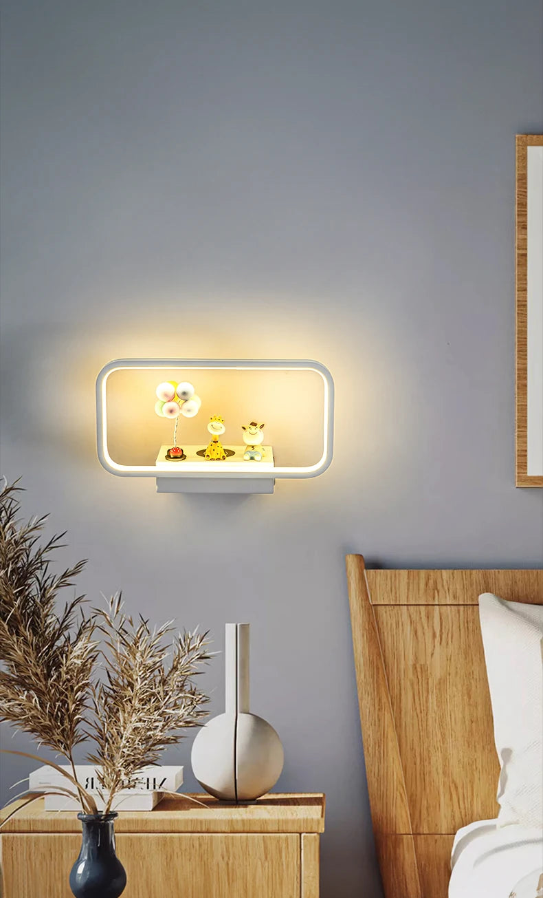 Wall Light Indoor 12W Touch Switch 3 Colors Dimming USB Charge With Wireless LED Wall Lamps For Living Room Bedroom Stair Modern