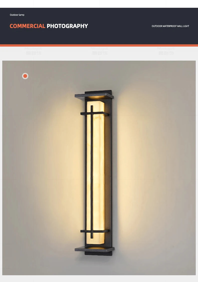 Outdoor Wall Lighting Modern simple villa Waterproof wall lamp Exterior wall Porch Balcony Stainless steel Garden Terrace light