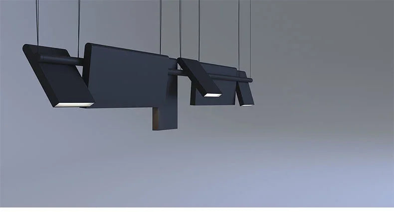 Modern Rotatable Led Chandelier Lighting Living Dining Room Pendant Lamp Home Decor Bar Office Reception Hanging Light Luminaire