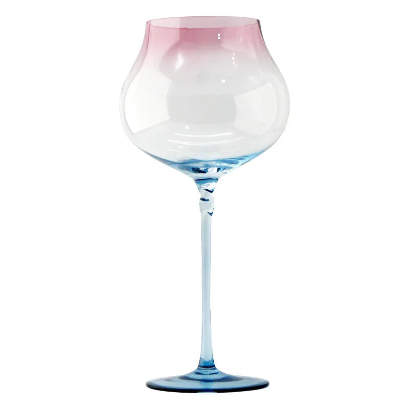 750ml Set of 2 pieces  Large Capacity Gradient Red Wine Glasses Burgundy Bordeaux Wine Glasses High-end Crystal Glass Barware ﻿