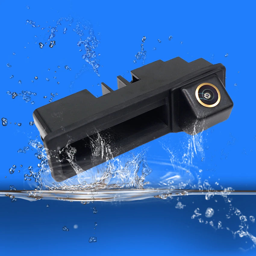 HD CCD Car Reversing Camera For Audi A6 C6 4F S6 RS6 Q7 4L 2005~2015 AHD 1080P 170°FishEye Vehicle Truck Handle Rear View Camera