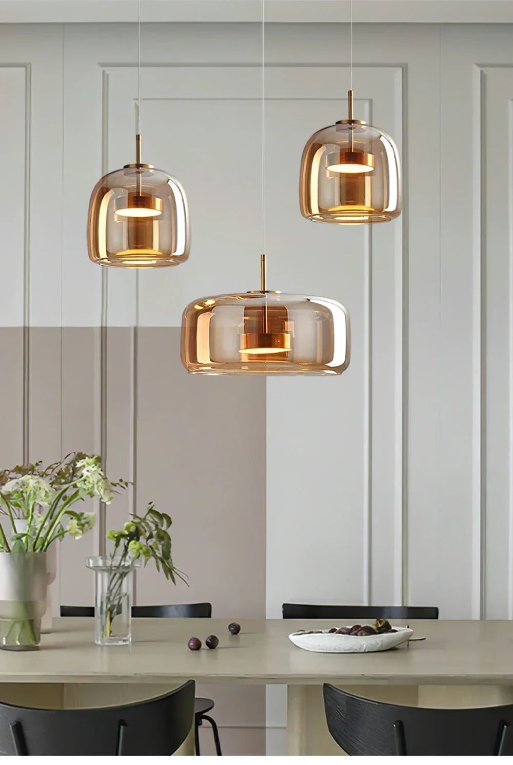 Modern Glass Pendant Light luxury Deco Nordic Led Hanging Light Fixtures  Modern Luminaire Suspension lamp