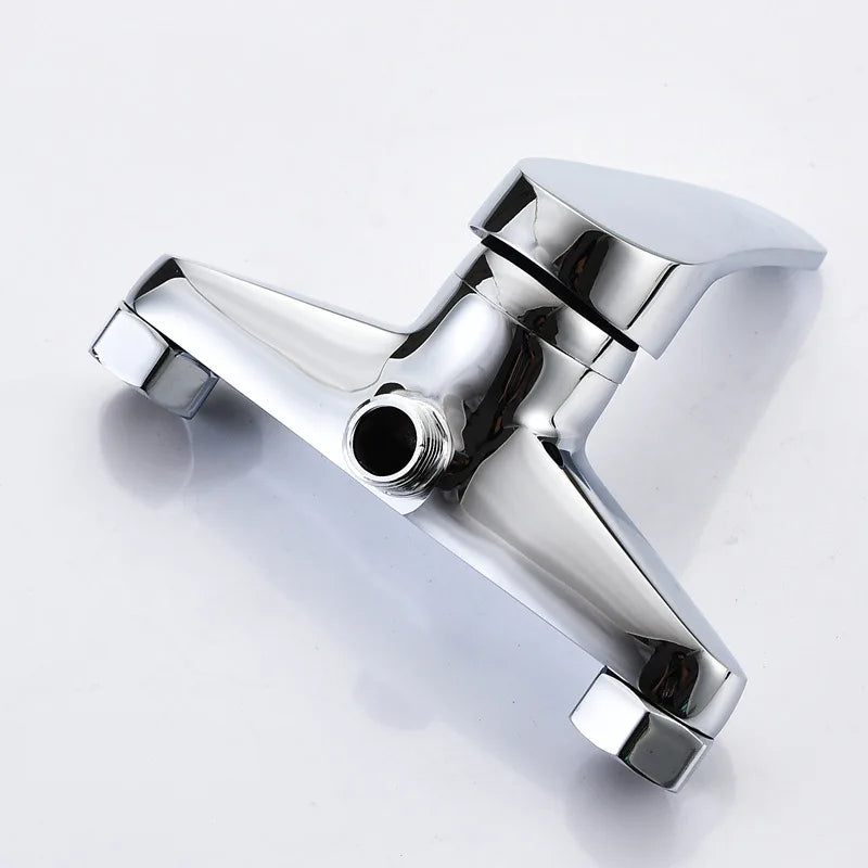 Brass Shower Faucet Mixer Valve Set with Shower Head and Hidden Switch for Bathroom Hot and Cold Water Tap  Bath