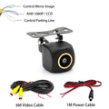 AHD 1080P Fisheye CCD Waterproof Wide View Angle Rear/Front View Back up Camera for HD Night Vision for Car Parking Assist