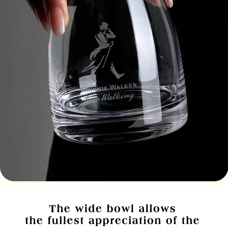 Johnnie Walker Whiskey Glasses 10 OZ Whiskey Glasses, Rocks Glasses for Scotch, Liquor Vodka, Bourbon, Whiskey Gifts