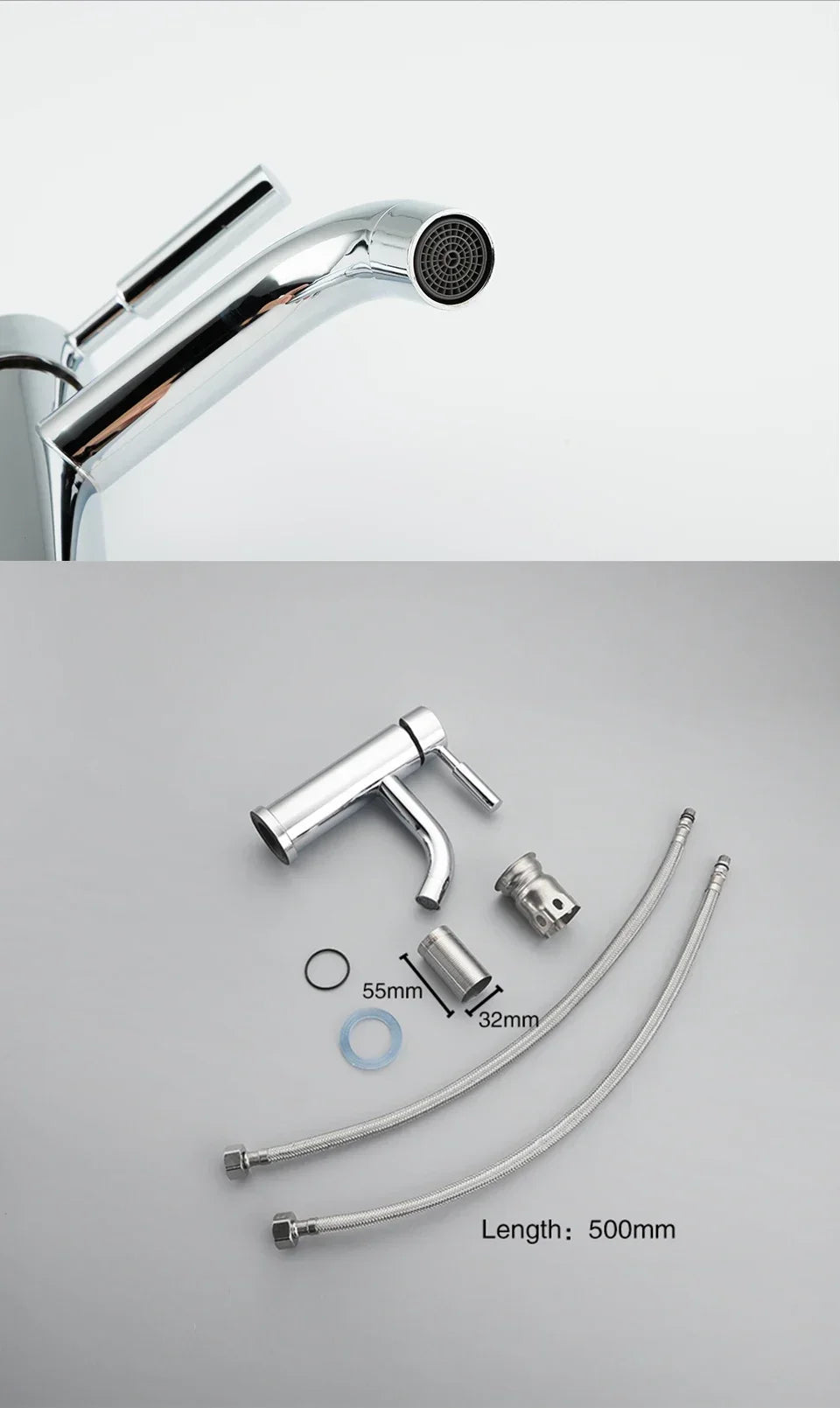 Black Basin Faucet Stainless Steel Bathroom Sink Faucet Washbasin Tap Hot Cold Water Sink Mixer Bathroom Crane Tap