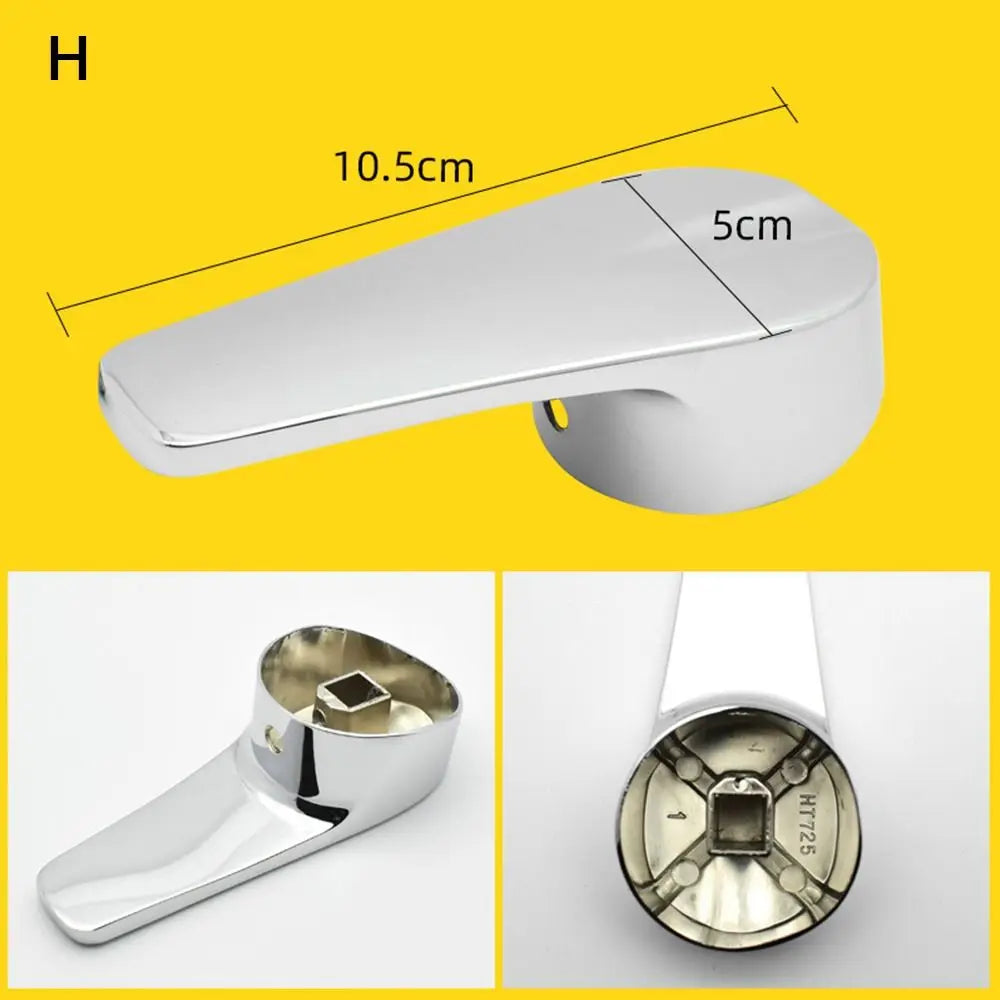 35mm/40mm Kitchen Hot Cold Faucet Switch Handle Basin Mixer Tap Metal Replacement Cover Bathroom Taps Repair Accessories