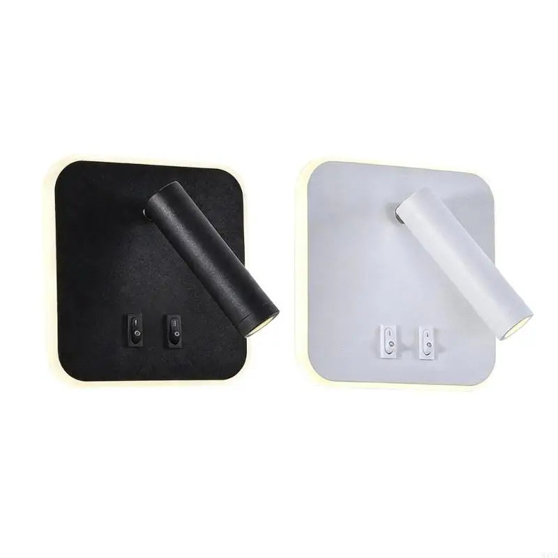 Modern Wall Lamp with Adjustable Light Mode and USB Port Bedroom Wall Lights for Home Decorating and Night Reading M4YD