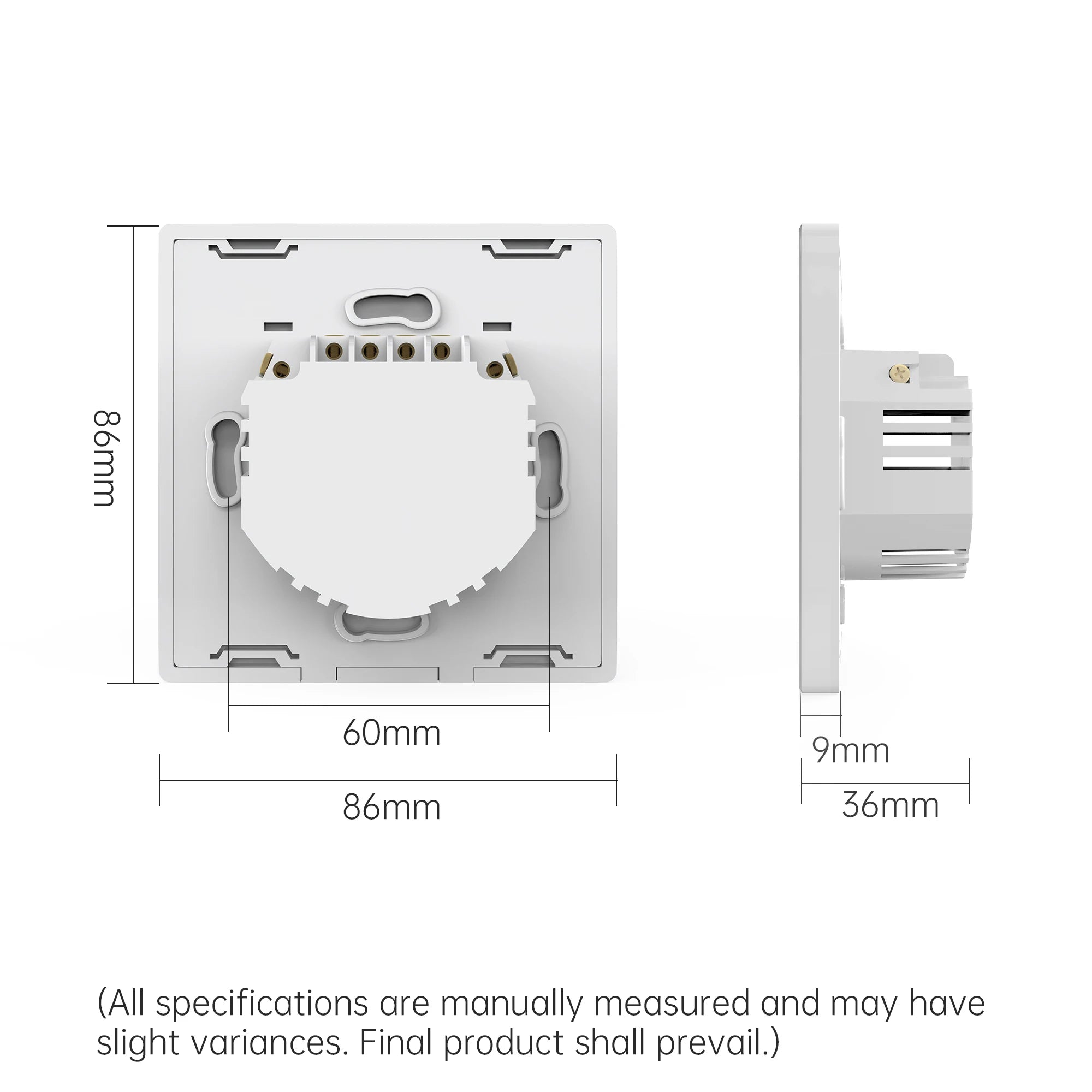 SIXWGH 1/2/3/4 Gang EU Touch Switch No Neutral Wire AC100-240V Panel Tempered Crystal Glass wall Light Sensor Switch