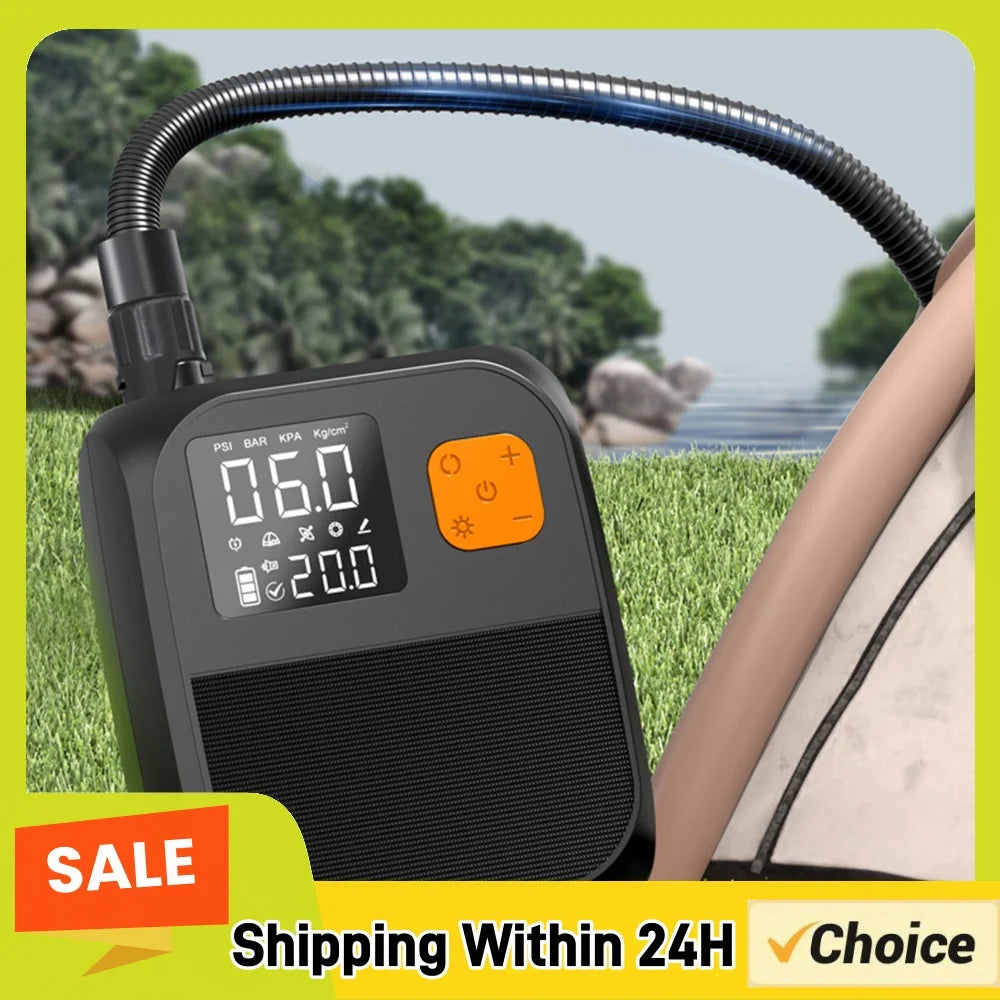 SUP Air Pump Rechargeable Electric Paddle Board Pump Portable Electric Pump for Paddle Board Inflatable Boats