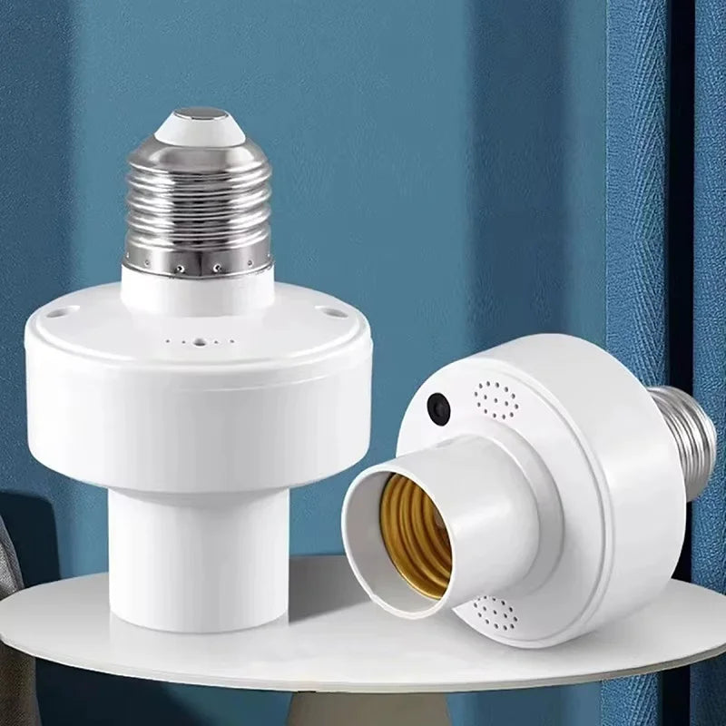 Wireless Remote Control E27 Light Socket Smart Switch LED Lamp Base House Timer Switch WiFi Light Bulb Holder Room Smart Device