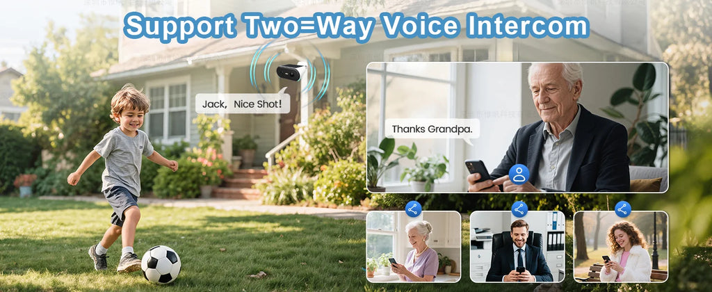 2K Solar Security Camera WIFI Wireless 2.4/5GHz DualBand Outdoor Camera IP65 Waterproof  AI PIR Motion Surveillance Battery Cam