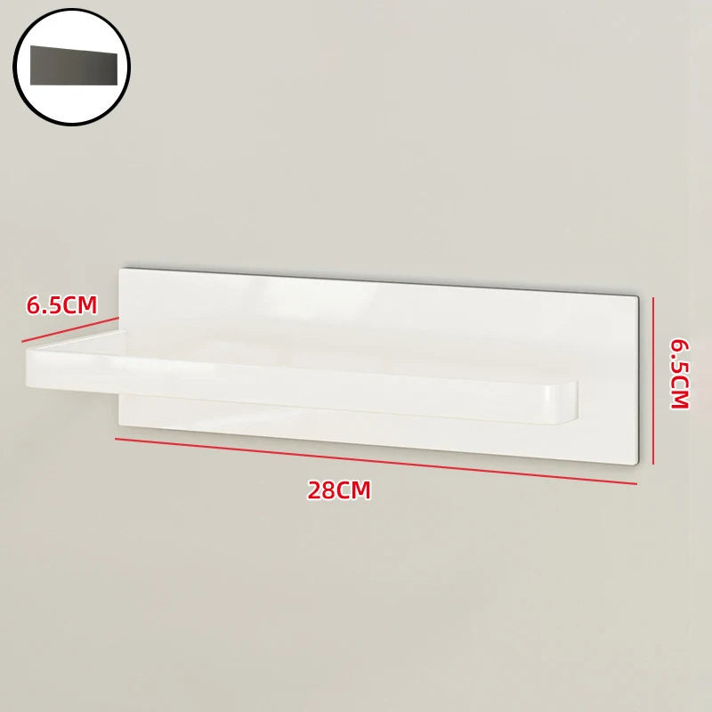 Kitchen Paper Holder, Wall-mounted Refrigerator Magnetic Paper Towel Holder, Side Cabinet For Storing Items, Non-drilling Fresh
