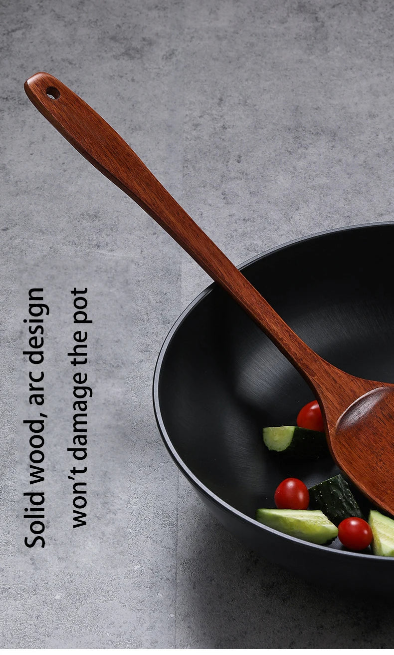 Kitchenware set: cooking spatula, pot spatula, wooden spatula, spoon, stir-frying spoon, pot spatula, soup spoon, kitchen tool