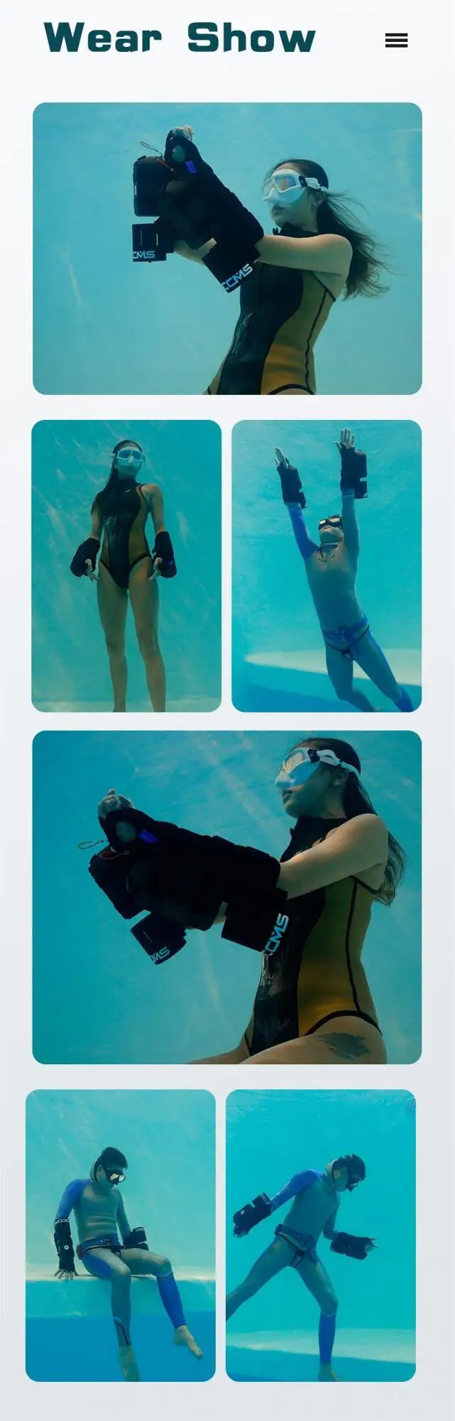 Underwater ocean scooter with propeller electric diving scooter for high-speed training surfing