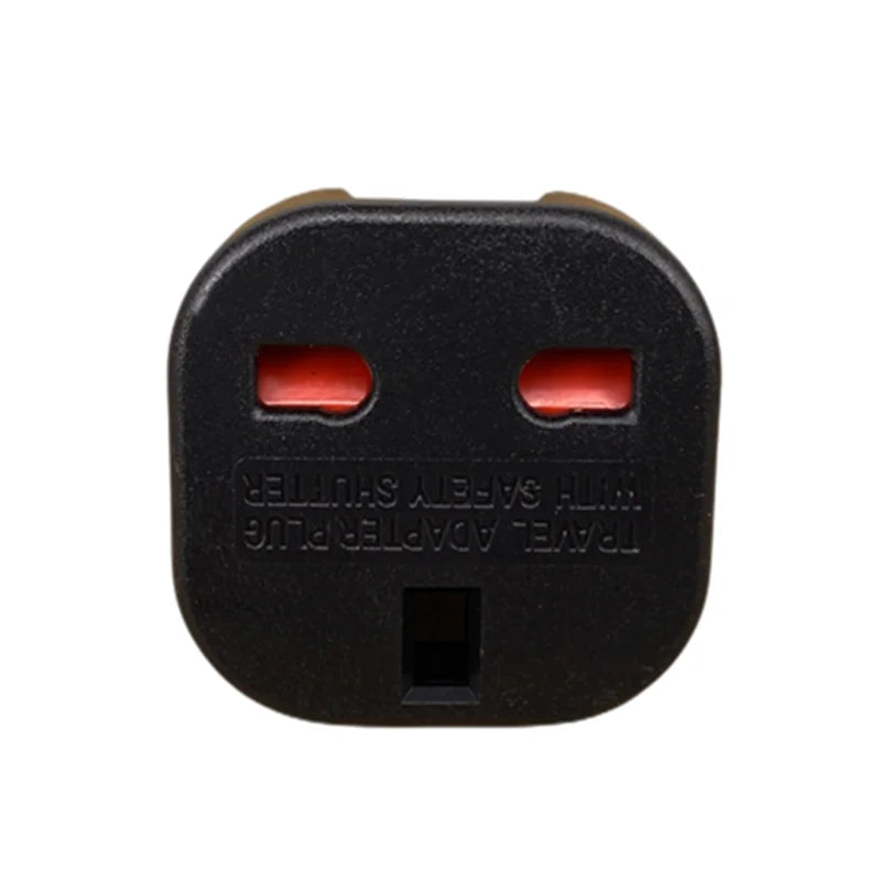 1pcs EU Eletrical Socket UK To EU Travel Plug Adapter Electrical Plug Converter Outlet British UK AC Power Cable Charger Socket