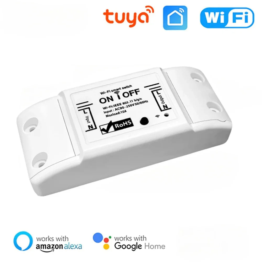 WiFi Smart Switch Automation Breaker Smart Home House APP Remote Control and Voice Control Wireless Remote Control Switch Relay