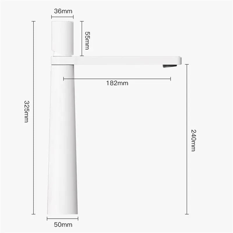 Black Bathroom Faucet Gray Basin Faucets Hot & Cold Bathroom Sink Faucet Deck Mounted Lavotory Faucet  Mixer Water Tap SS 304