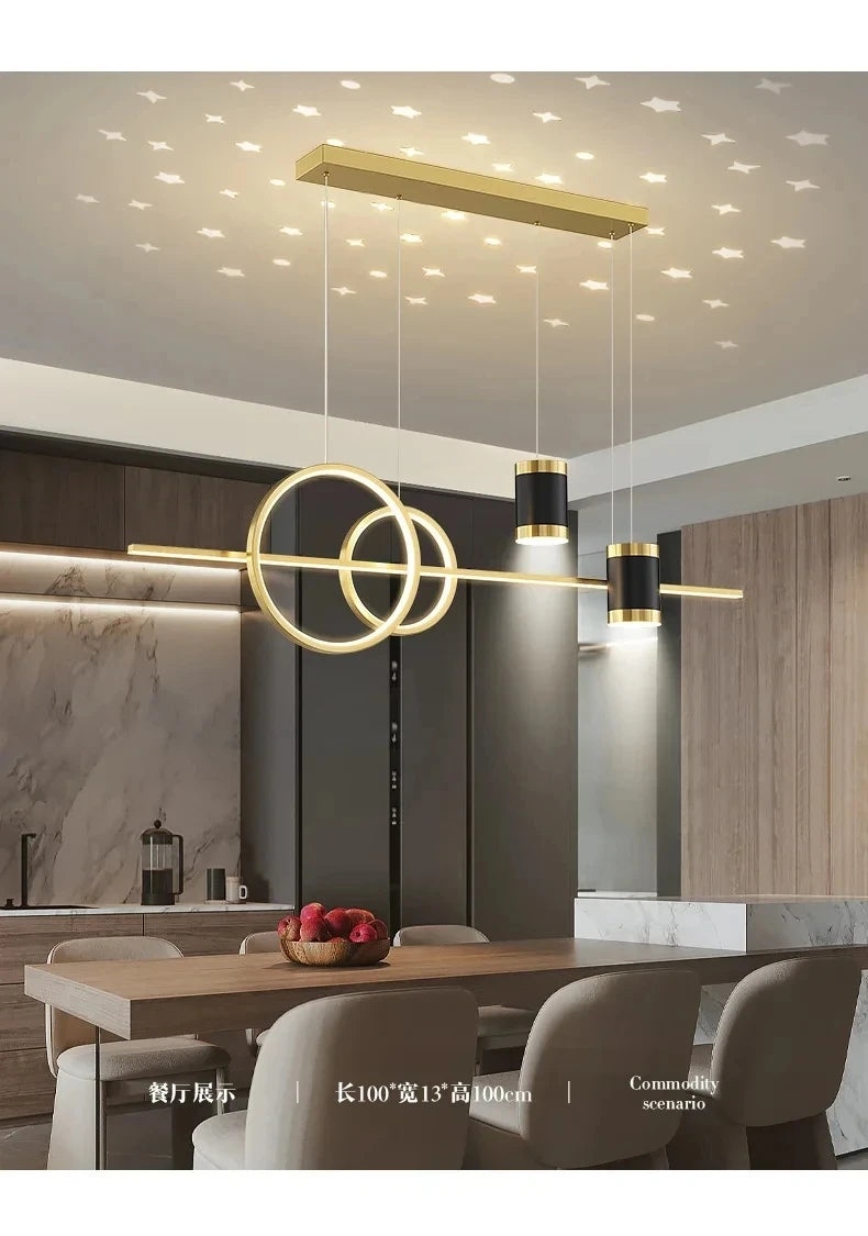 Modern Restaurant Pendant Lights LED Dining Tables Kitchens Ceiling Lights Modern Minimalist Hotels Bars Cafes Home Decor