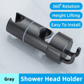 Shower Head Support Bathroom Accessories Shower Stand Bracket Shower Faucet Mount Shower Head Holder for Slide Bar Adjustable