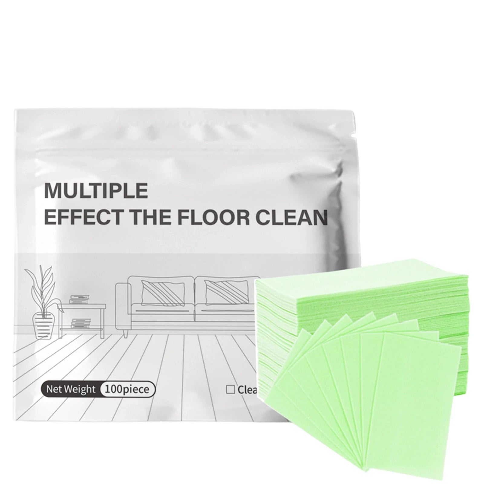 Floor Cleaner Refills Multi-Surface Deep Cleaning Sheets for Mop Deodorant Brightening Disposable Dry Wet Reusable Home Supplies