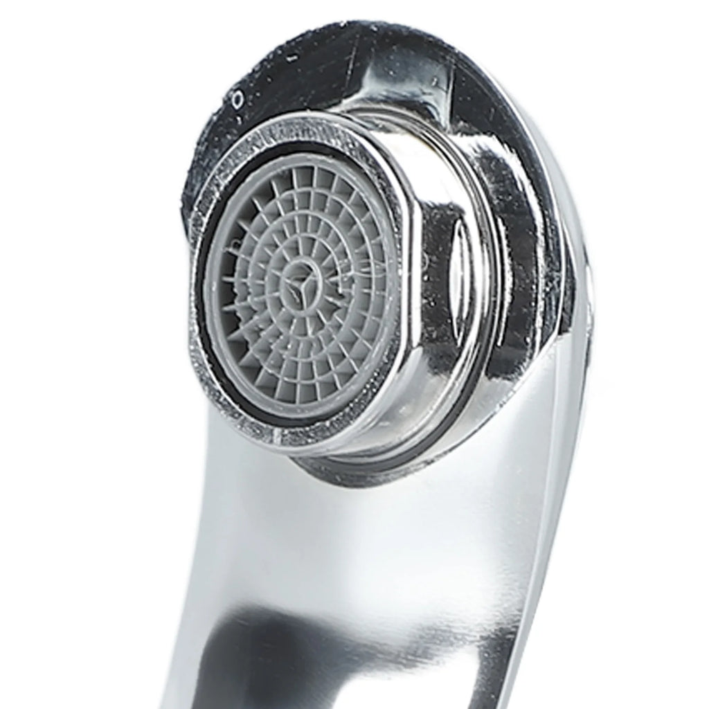 2 Hole Bathroom Sink Faucet Bathroom Sink Faucet Zinc Alloy 2 Hole Single Handle Hot and Cold Water Mixer Tap for Home Hotel