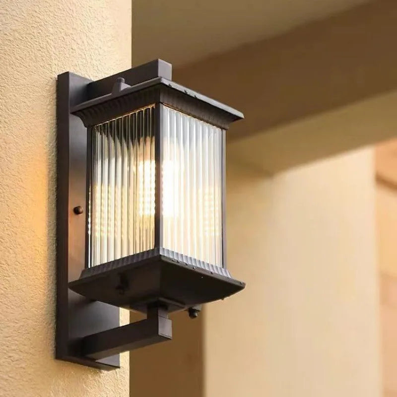 Aisle Outdoor Garden Courtyard Exterior Corridor Balcony Modern New Chinese Villa Door Light Wall Light