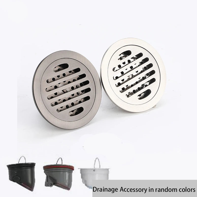 304 Stainless Steel Round Floor Drains Deodorant Drainer Shower Strainer Cover Bathroom Accessories Silver