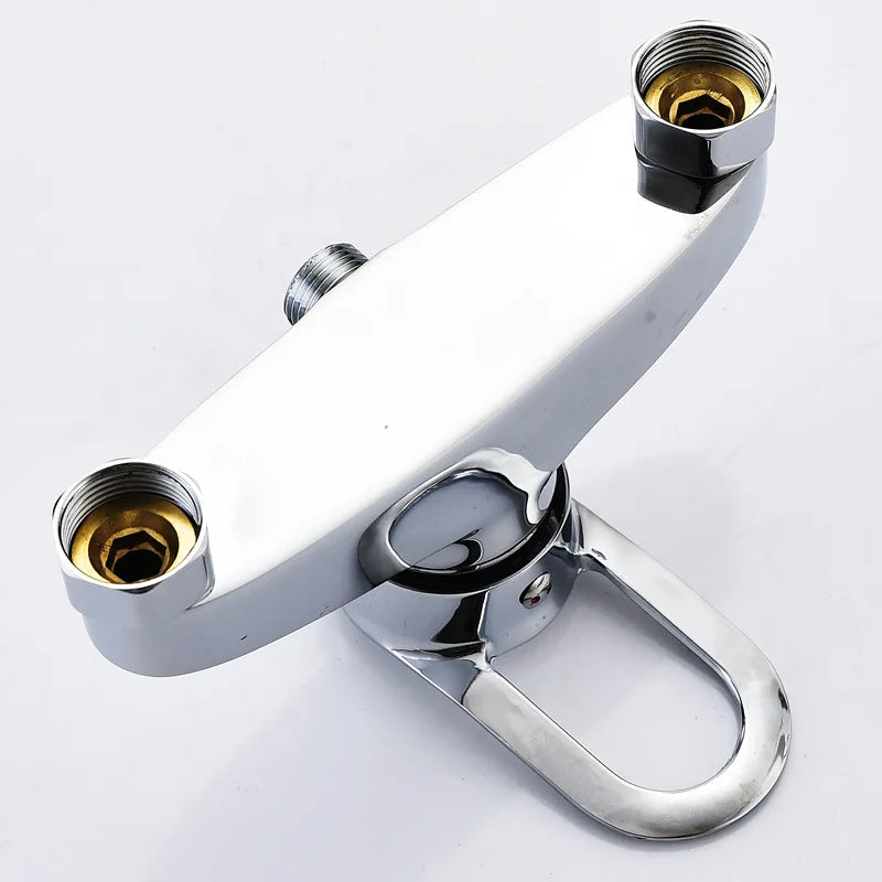 Brass Shower Faucet Mixer Valve Set with Shower Head and Hidden Switch for Bathroom Hot and Cold Water Tap  Bath