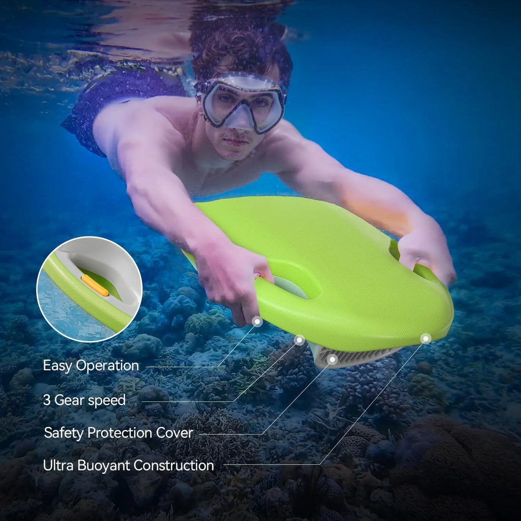 Swimming Kickboard Electirc, Swim Training Kickboard 3 Speed Water Sports Swimming Pool Board for Adults Kids