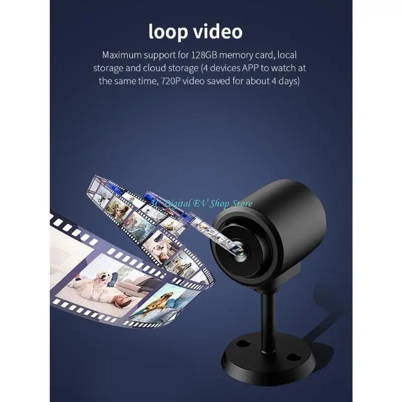 E74D Remote Access Security Camera Indoor Camera With Video Quality Intelligent Motions Alerts with APP Monitoring for Phone