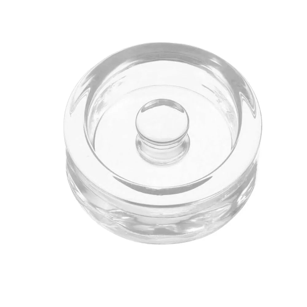 1pc Fermented Glass Weights Clear Sealed Heavy Fermenting Weights Kitchen Gadgets with Handle Wide Mouth Mason Jar Lid
