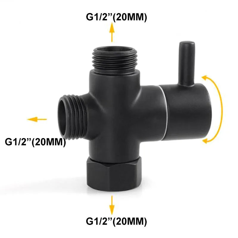 Handheld Black Toilet wash Bidet Faucet Spray Gun Sprayer shower head Anal cleaning washer WC Bathroom water valve hose holder