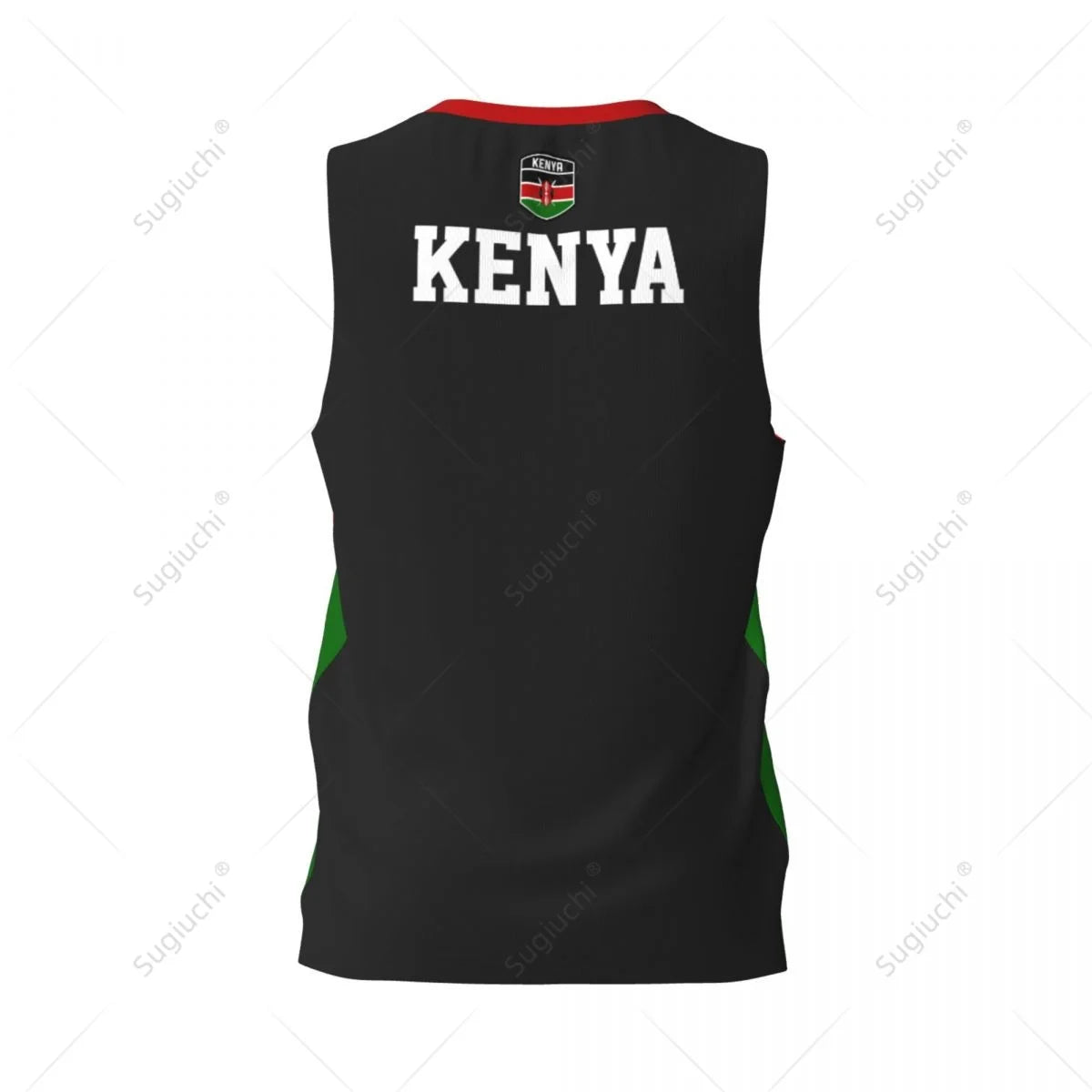 Kenya Flag Men Basketball Sports Running Fitness Multifunction Sleeveless tshirt Exclusive Custom Name Nunber