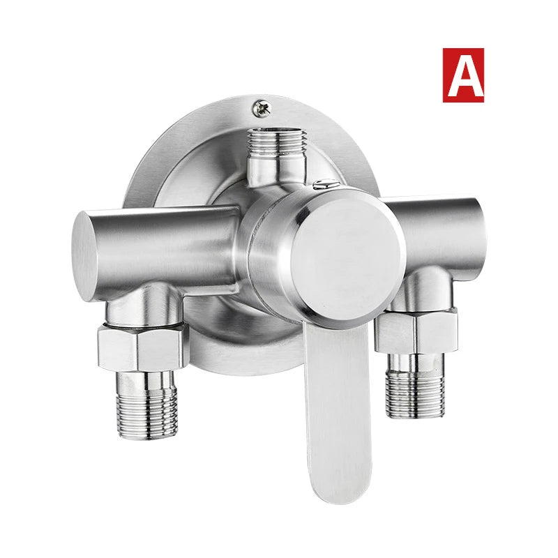 Bathroom Shower Faucet Wall Mount Cold Hot Water Mixer 304 Stainless Steel Tap Bathtub Faucet смеситель для душа
