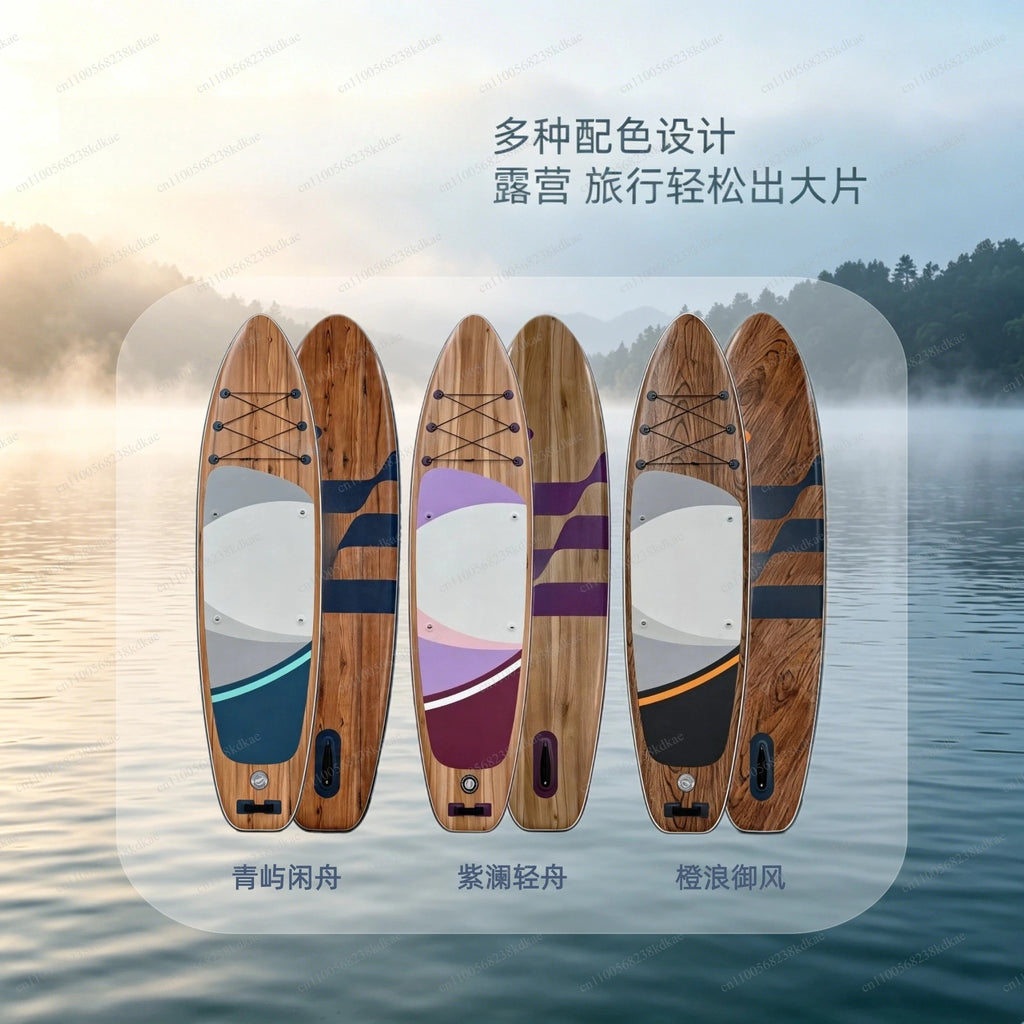 Portable Foldable Inflatable SUP Board Single & Double Person High Bearing Water Paddle Board With Full Matching Accessories