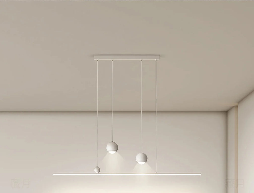 Modern Minimalist Led Pendant Light Minimalist Strip Light Home Decoration Living Room Bedroom Dining Room Light Bar Lighting