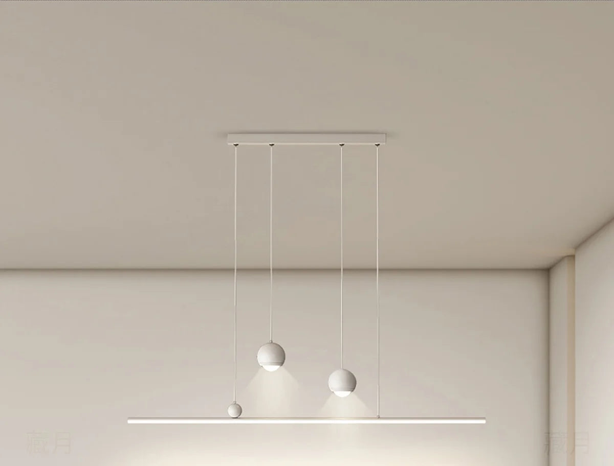 Modern Minimalist Led Pendant Light Minimalist Strip Light Home Decoration Living Room Bedroom Dining Room Light Bar Lighting