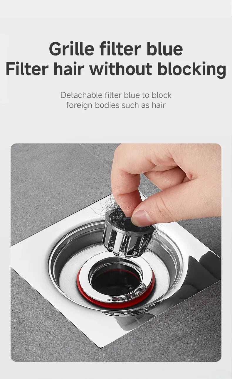 Odor Proof Floor Drain Valve-Sewer Core Backflow Preventer Shower Floor Drain Plug for Kitchen Bathroom Toilet Sewer