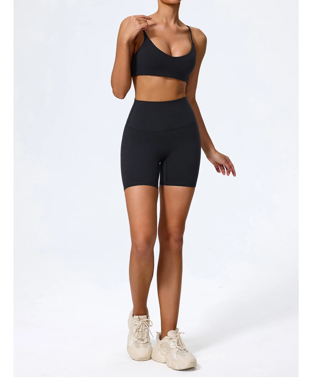Ctenkevet Summer Women 2Pcs Sleeveless Sports Set Female Gym Two-piece Yoga Set High Waist Breathable legging Sportswear Women