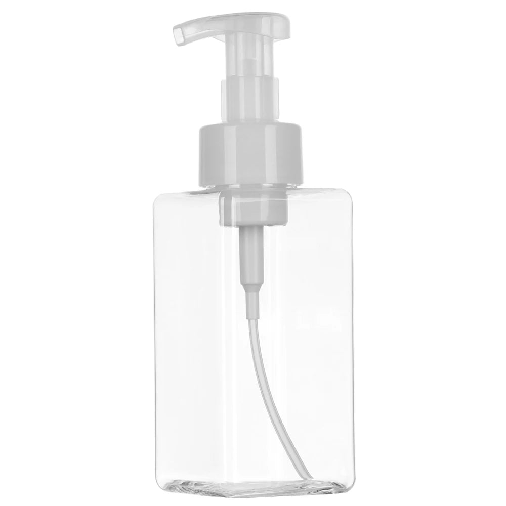 250/450/650ml Soap Dispenser Clear Plastic Foaming Bottle Liquid Pump Container for Hand Sanitizer Shower Gel Shampoo Supplies