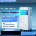 Portable Air Conditioner with Heating and Cooling, No Outdoor Unit, Easy Install for Rental Room, Dormitory, Kitchen, Office